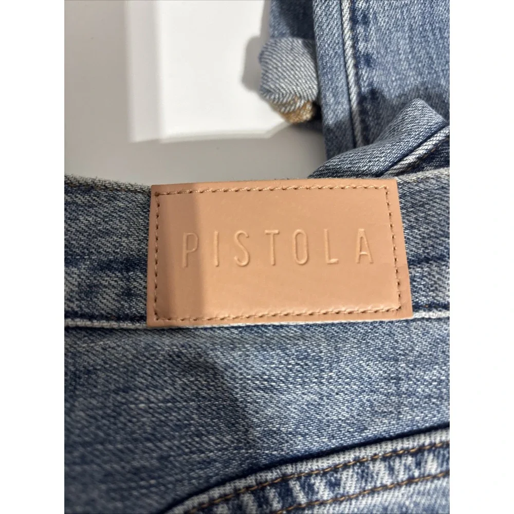 Pistola Stevie High Rise Relaxed Roller‎ Jeans Color Grand Size 25 NWT $178